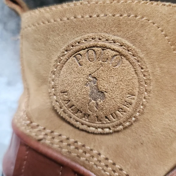 Polo Ralph Lauren Tan and Brown Rain Boots - Picture 4 of 8